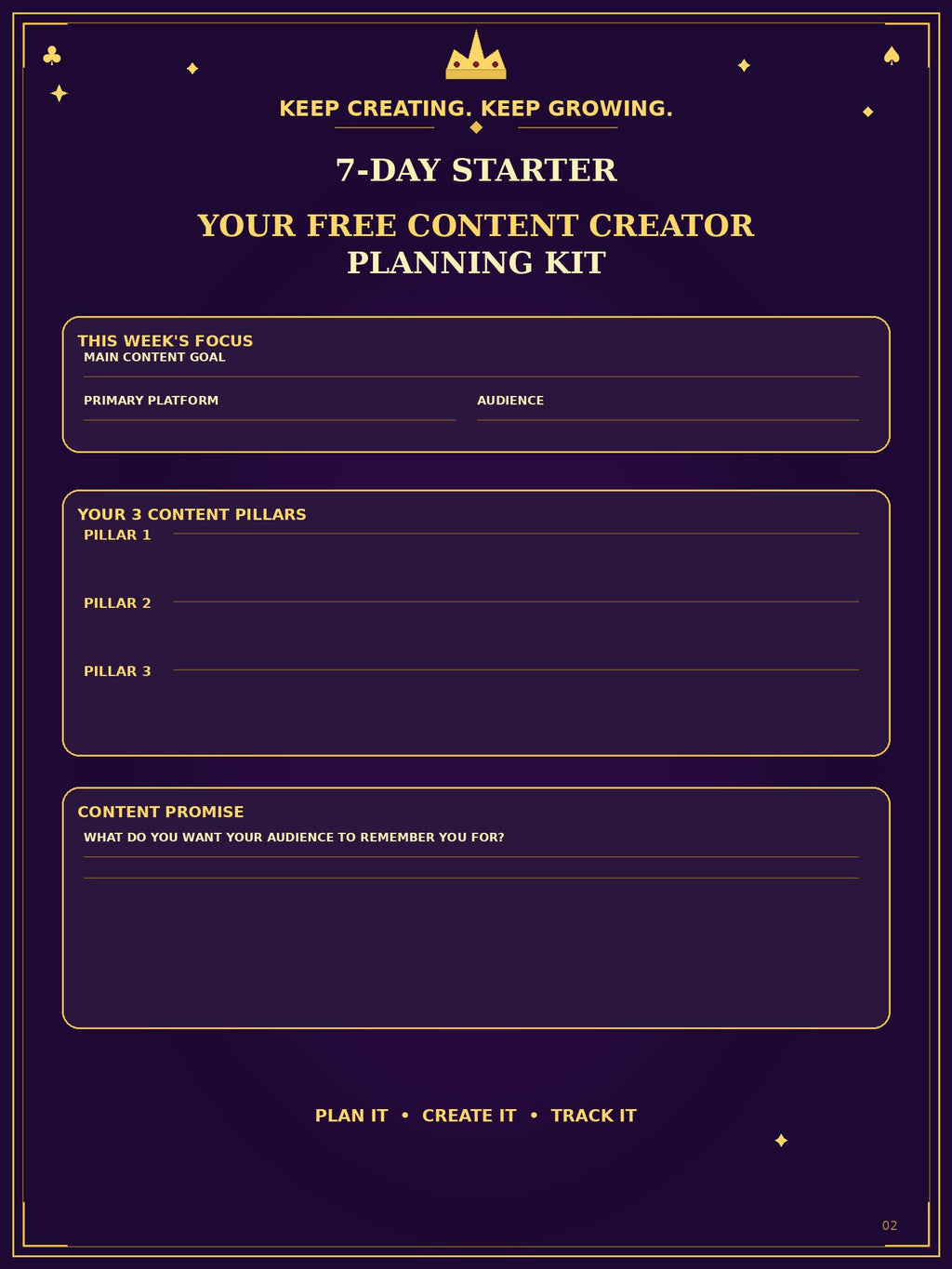 FREE 7-Day Content Creator Starter