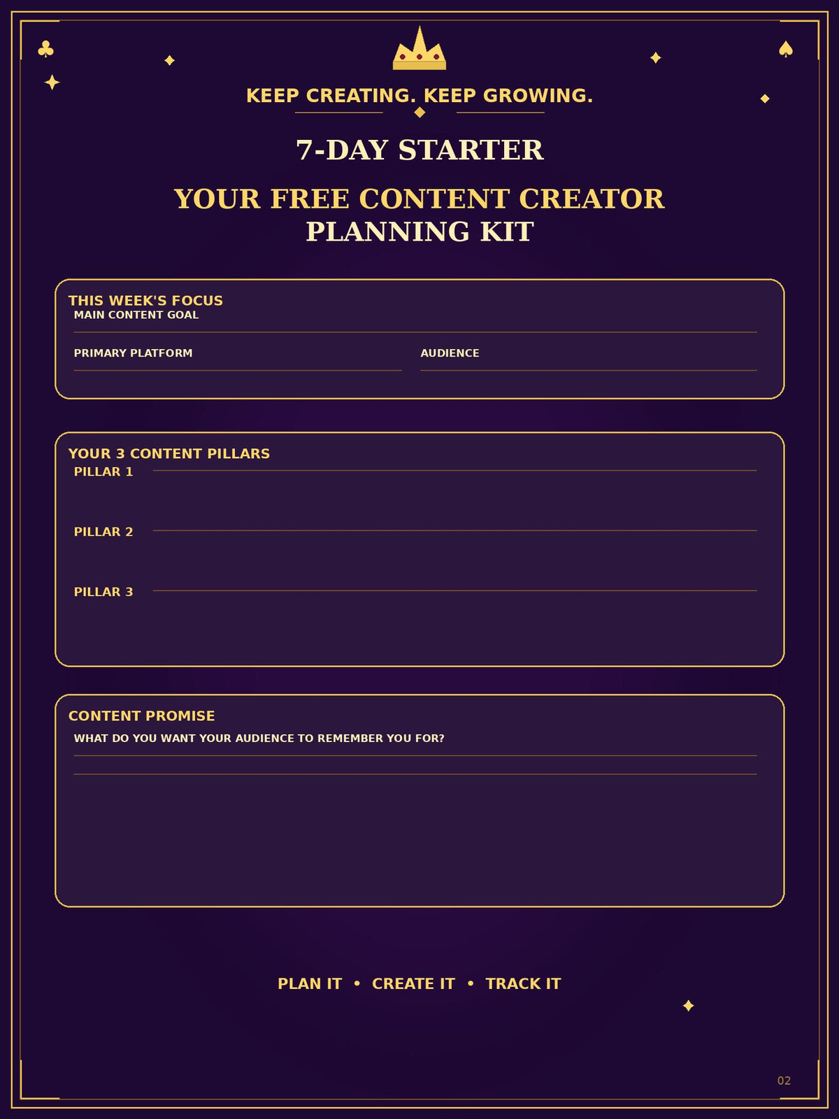 FREE 7-Day Content Creator Starter